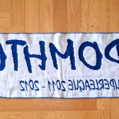 Atromitos Athens authentic double-sided scarf like new, Superleague 2011-2012
