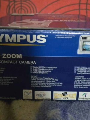 Φωτογραφική μηχανή Olympus C-315 Zoom μεταχειρισμένη με κάρτα μνήμης 256MB