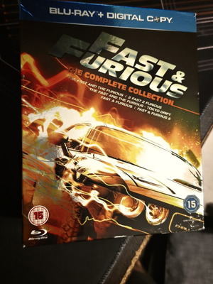 Fast & Furious συλλογή Blu-Ray σαν καινούργιο με αγγλικούς υπότιτλους