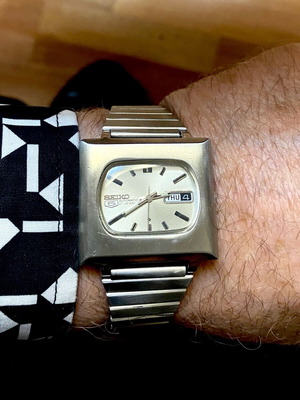 Seiko 5 automatic vintage 1970 σαν καινούργιο, ανδρικό ρολόι γκρι