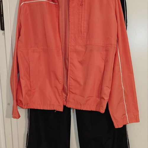 Adidas tracksuit size 42 like new, black and orange