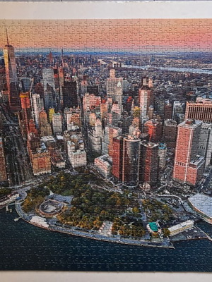 New York puzzle 1500 pieces like new, Clementoni