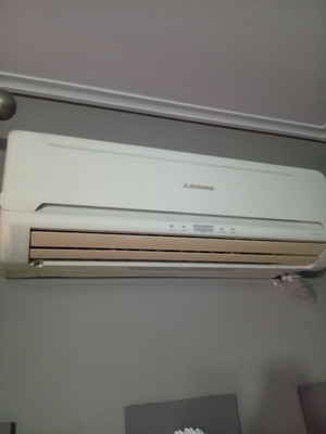 Mitsubishi Inverter air condition μεταχειρισμένο, multi 3 θέσεων με 2 λειτουργικές εσωτερικές μονάδες