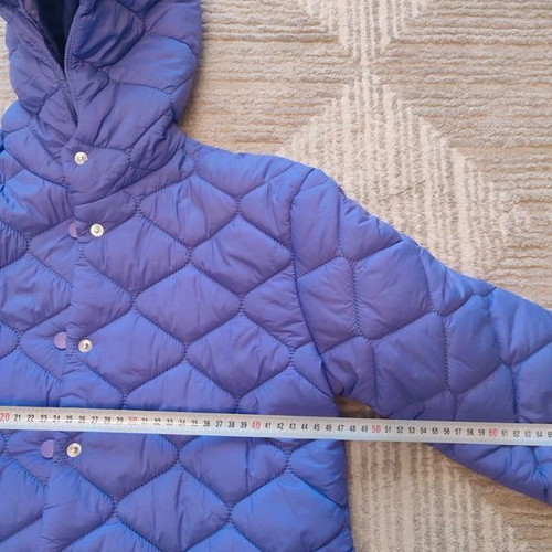 LC Wakiki Hooded Quilted Jacket like new, purple, 12-13Y
