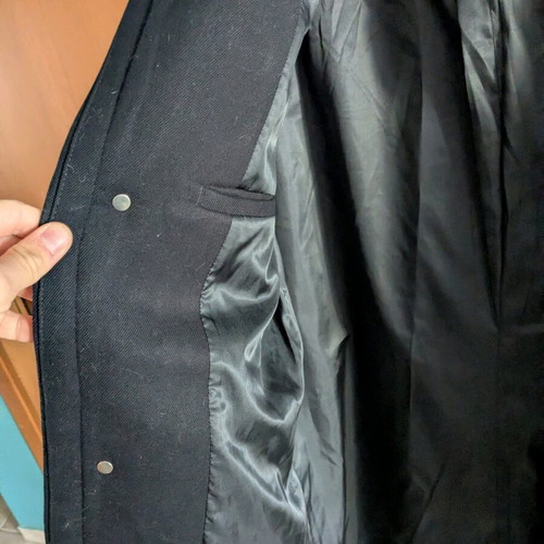 H&M Black Coat XL Like New