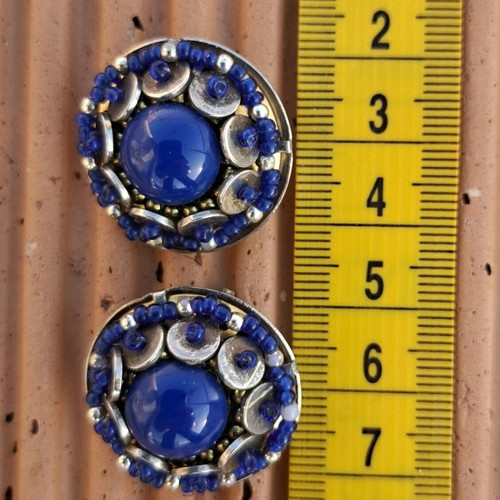 Vintage clip-on earrings used