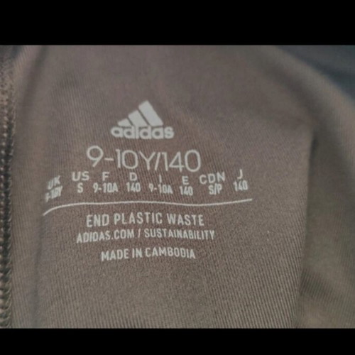 Adidas kids' leggings black like new, age 9-10