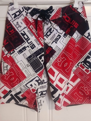DC Shoes boardshorts swimwear for boys 12-13 years, used, multicolor
