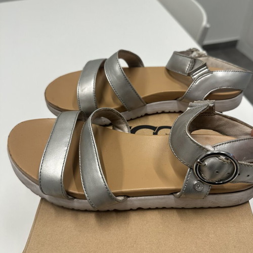 Ugg Australia sandals size 37 silver like new