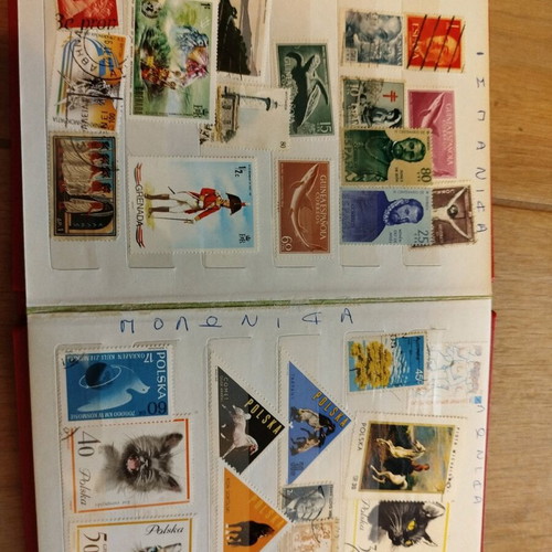 Stamp collection used