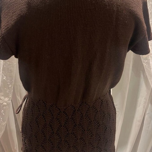 Krouaze knitted top size L like new, brown