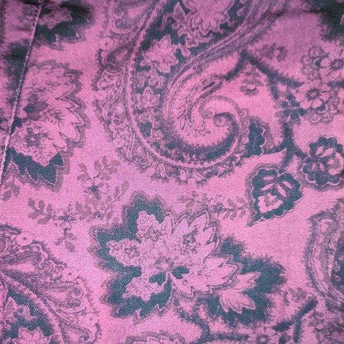 Paisley print skinny trousers used, H&M, size S