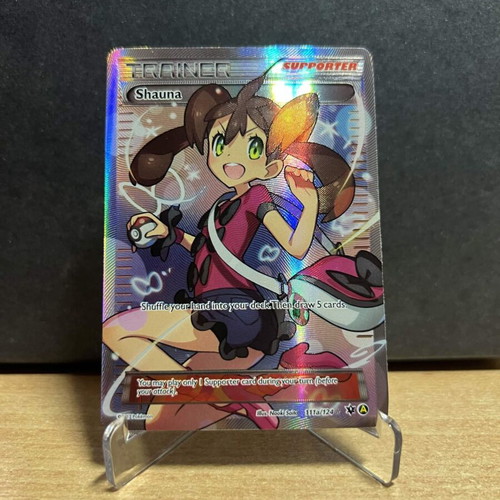 shauna pokemon card 111/124 Reverse Holo Near Mint Secret Rare Card Type Pokemon The Best of XY