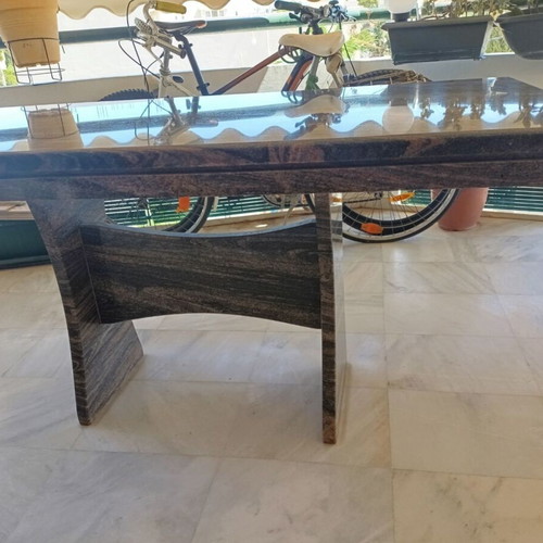 Granite Table 162x80cm like new, luxurious and durable