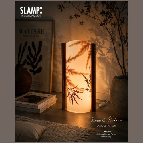 Slamp Flavour S-Tube table lamp by Samuel Parker, Italian design