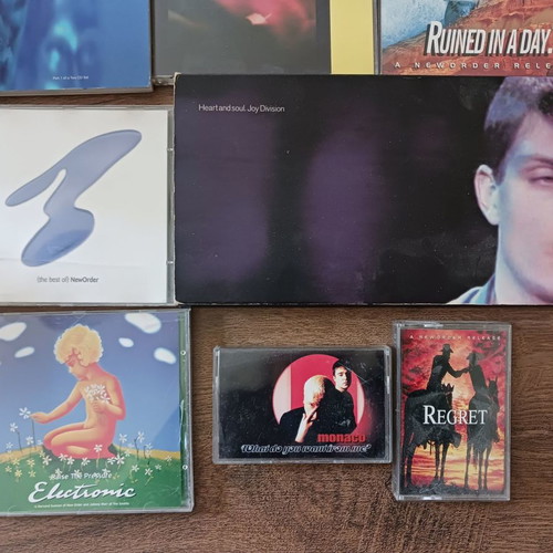 Joy Division, New Order, Electronic CD collection used with cassettes