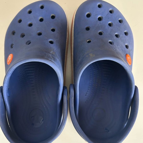 Crocs used, blue, boys' shoes