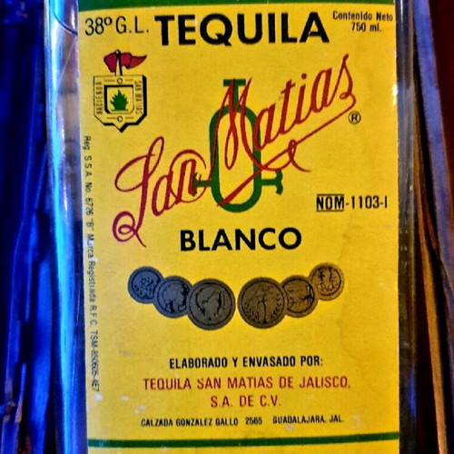 Tequila San Matías Blanco Vintage new bottle 750 mL