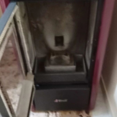 Pellet stove used