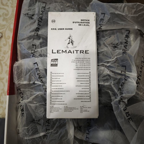 Lemaitre Saxo S3 Noir Safety Shoe Size 46 Like New