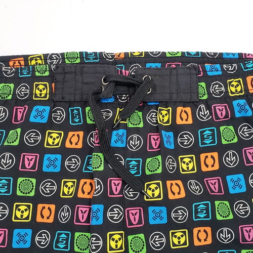 Phona App Icon men's swim shorts size S like new, colorful