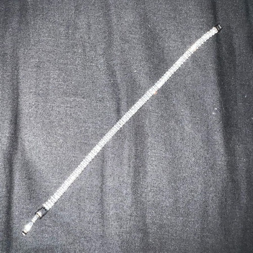 Tennis bracelet new, silver