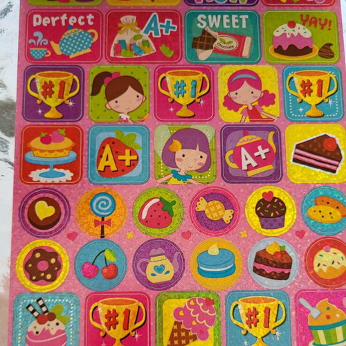 Coloring album with stickers new