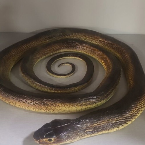 Rubber snake like real used, length about 1.5 meters