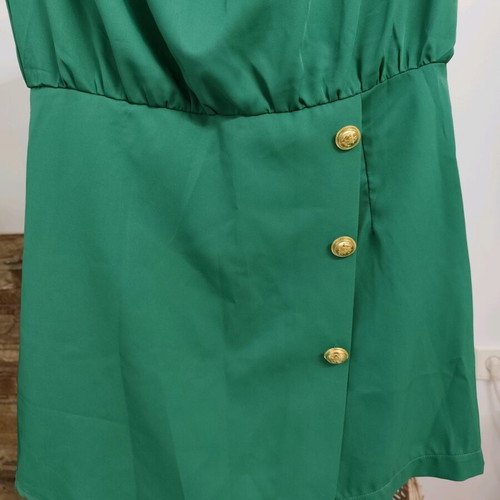 Shein green one-piece shorts size M like new