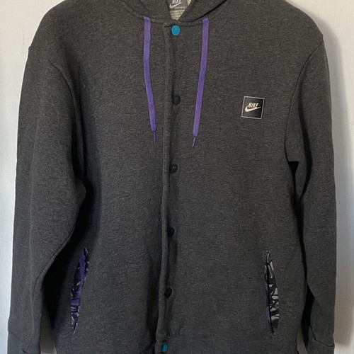 Nike men's hoodie jacket XL like new, gray