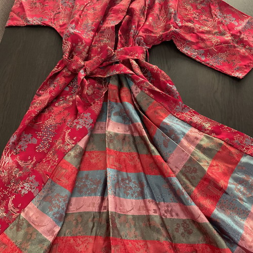 Kimono robe red, new, XL size