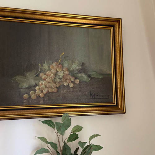 Still life painting by artist K. Fassos like new