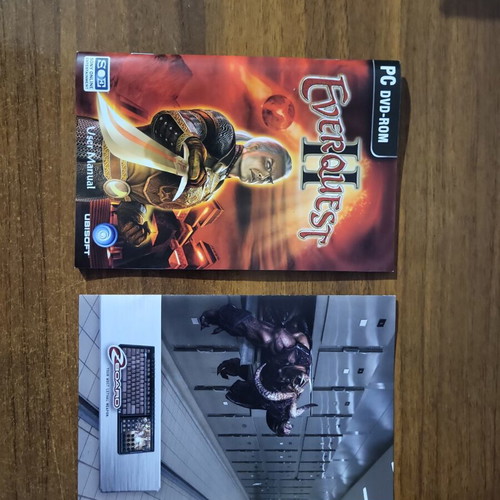 EverQuest Collectible PC Lot used, EverQuest II Limited Edition and Trilogy