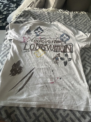 Μπλούζα Louis Vuitton, μέγεθος small, άσπρη πολύχρωμη