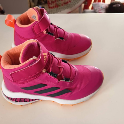 Adidas FortaRun Atr El K kids' shoes size 33 used, pink and orange