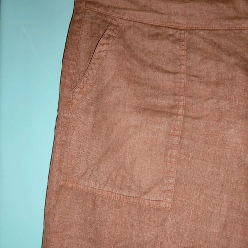 Fabric pants zip culotte style Madlen like new, coral size M