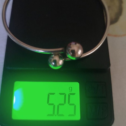 925 silver hinged bracelet