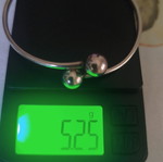 925 silver hinged bracelet