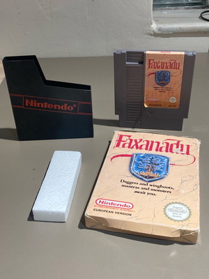 Faxanadu NES παιχνίδι μεταχειρισμένο με κουτί και θήκη