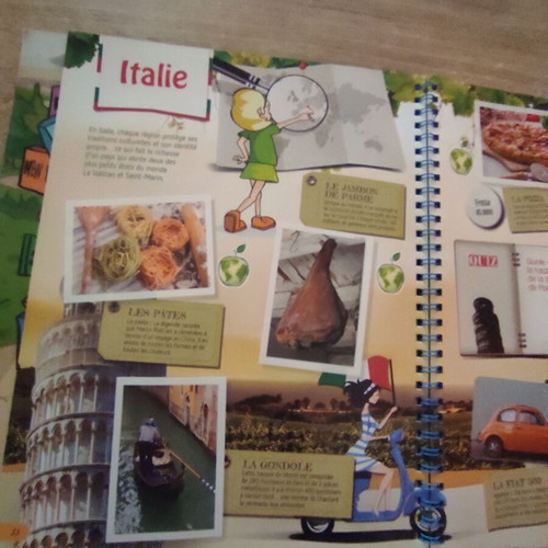 Panini album Croque le Monde 2012 used, completed