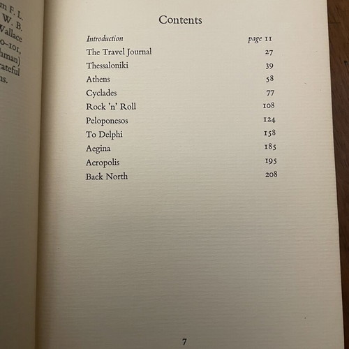 Patrick Anderson First Steps in Greece book used, first edition 1958