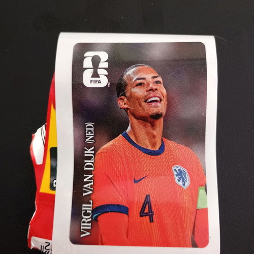 Αυτοκόλλητο Virgil Van Dijk 2026 Panini Coca Cola καινούργιο