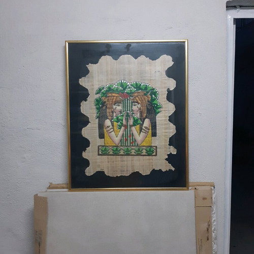 Papyrus frame heavy, large with papyrus