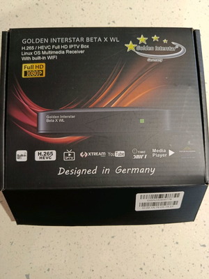 Golden Interstar Beta X WL IPTV box Linux OS full HD σαν καινούργιο