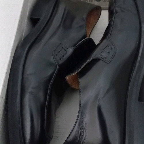 Emporio Armani men's shoes used, size 40, black