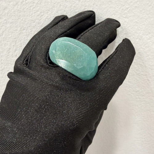 Amazonite ring from Madagascar, new