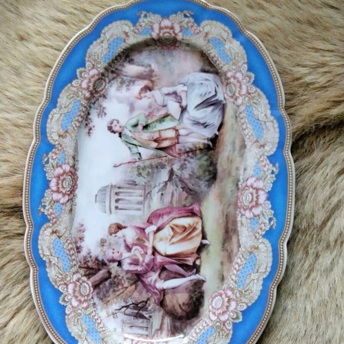 English Vintage Decorative Platters new, unique colors and style