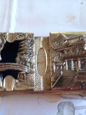 Japanese Silver Plated Smoking Set used with Detachable Ashtray 1950–1955