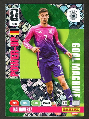 2026 Panini World Cup Adrenalyn XL #596 Havertz Power Up πακέτο σαν καινούργιο