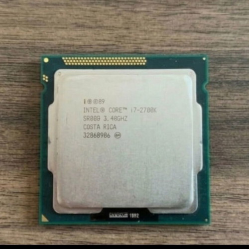 Intel Core i7-2700K 3.50GHz LGA 1155 processor used